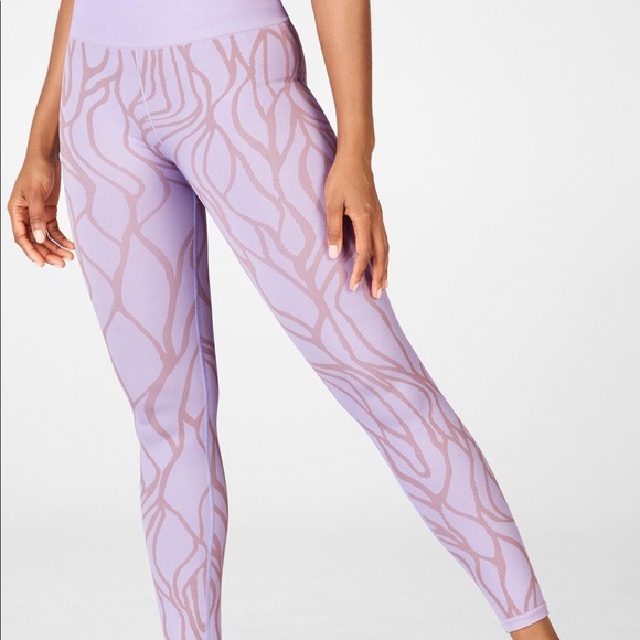 Fabletics Purple High-Waisted Seamless Legging - Picture 2 of 4